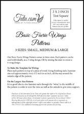 Download - Basic Faerie (Fairy) Wings Pattern